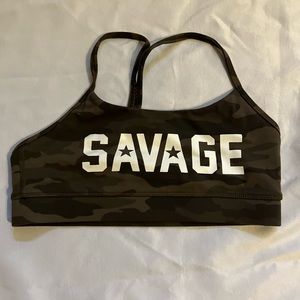 Savage barbell sports bra